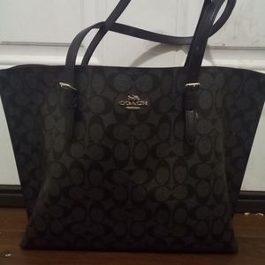 Black Coach hand bag